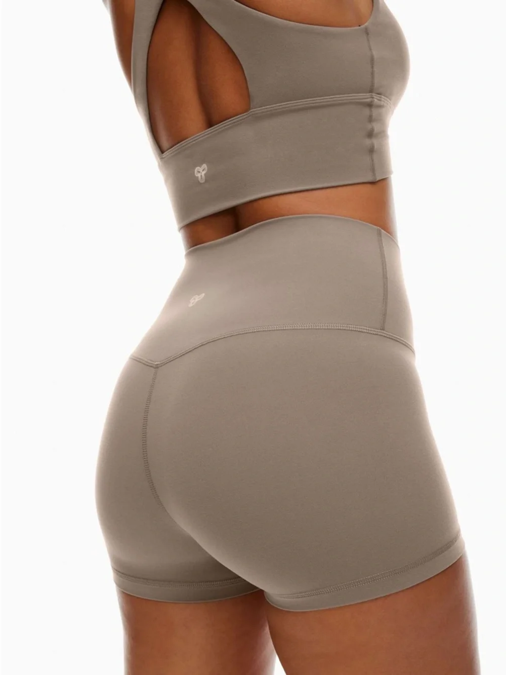 Aritzia Butter Soft Cheeky Hi-Rise 3" Short | Turner Taupe - Picture 1 of 7